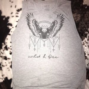 Wild and free eagle cut off tank